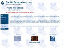 Tablet Screenshot of caitlin-enterprises.com